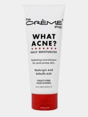 THE CRÈME SHOP- What Acne? Daily Moisturizer~Full Size, 5.4 oz
🛑NEW/SEALED🛑